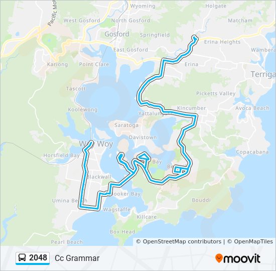 2048 bus Line Map