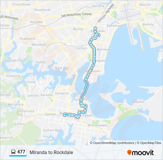 477 Route: Schedules, Stops & Maps - Miranda Station/Interchange (Updated)