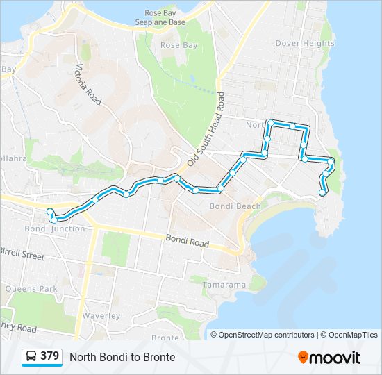 379 bus Line Map