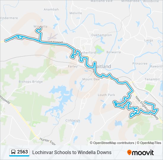 2563 bus Line Map