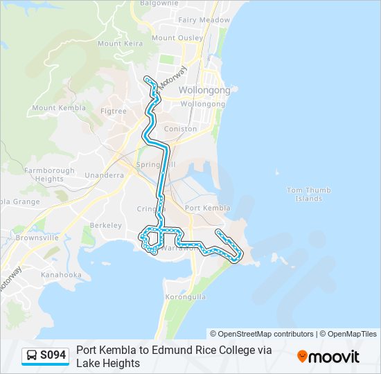 S094 bus Line Map