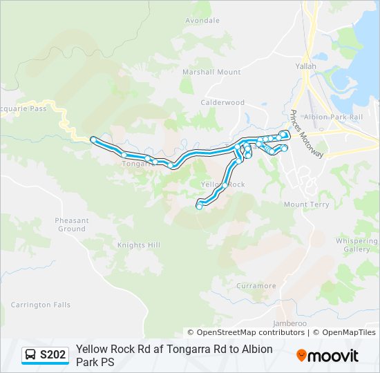 S202 bus Line Map