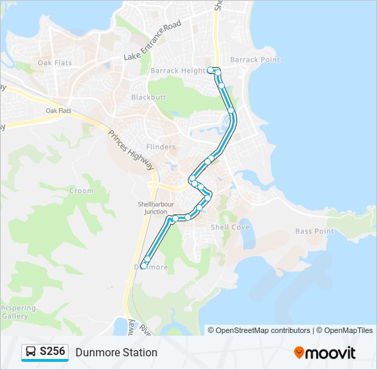S256 bus Line Map