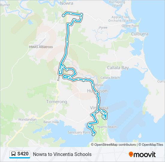 S420 bus Line Map
