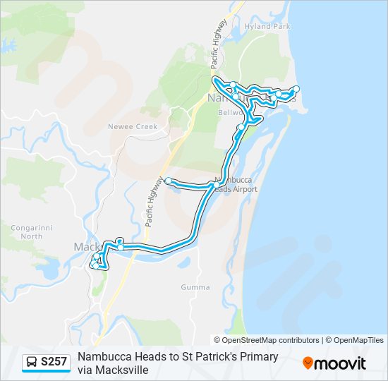 S257  Line Map