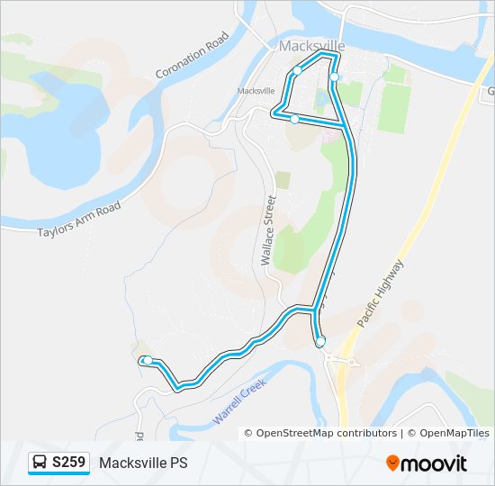 S259  Line Map