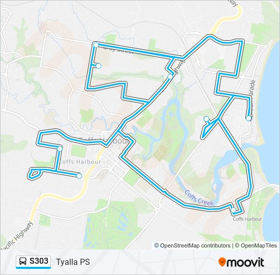 S303 bus Line Map