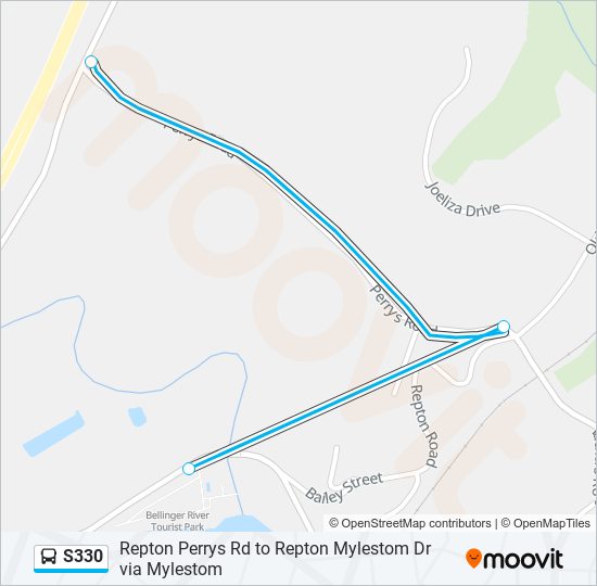 S330 bus Line Map