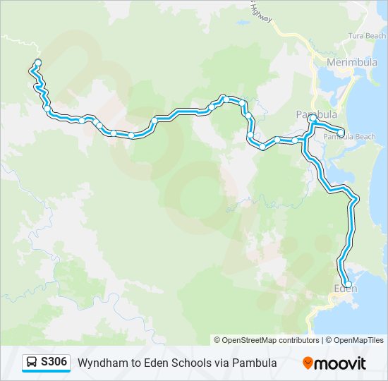 S306 bus Line Map