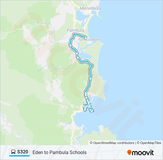 S320 bus Line Map