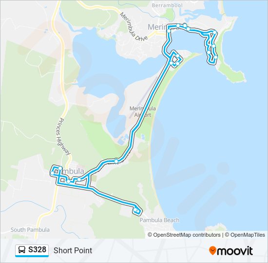 S328 bus Line Map