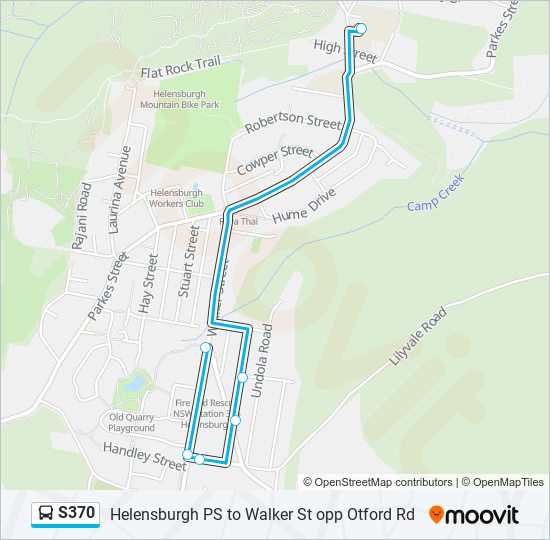 S370 bus Line Map