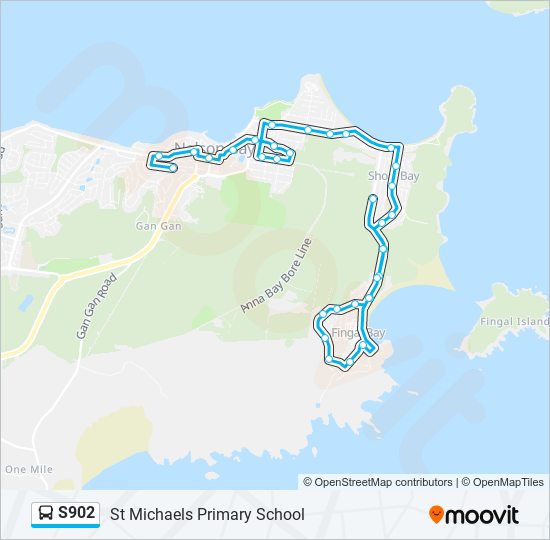 S902 bus Line Map