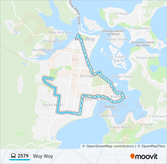 2579 Route: Schedules, Stops & Maps - Woy Woy (updated)