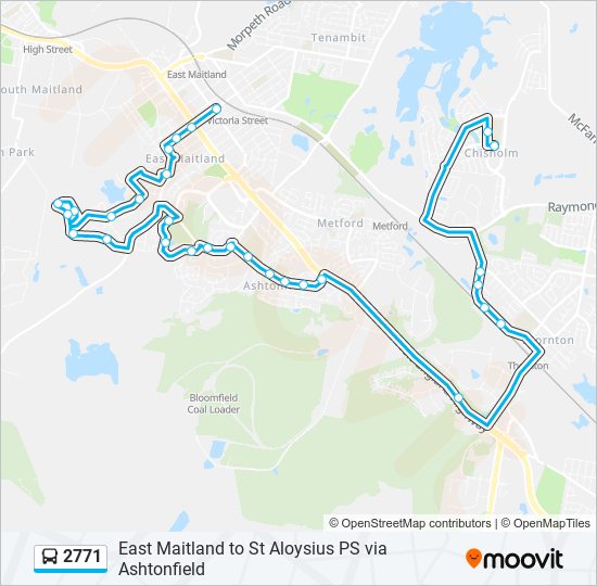 2771 bus Line Map