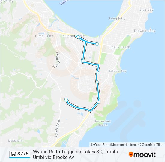 S775 bus Line Map