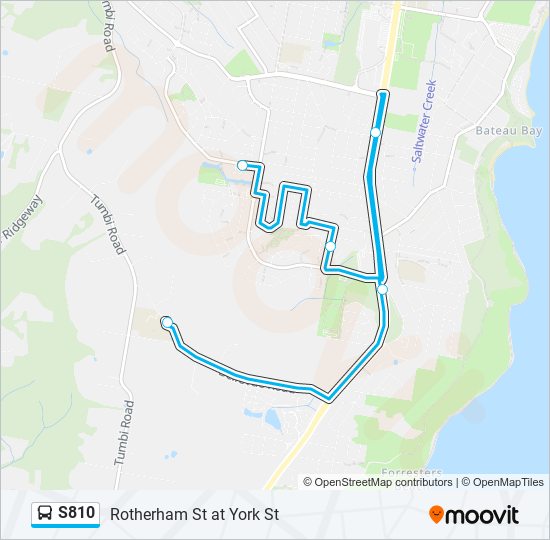 S810 bus Line Map