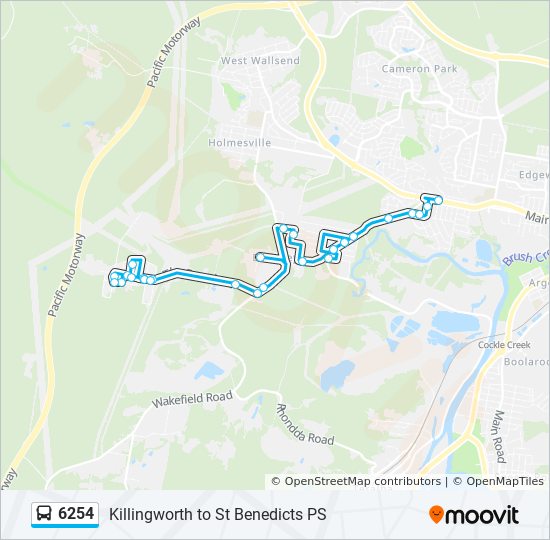 6254  Line Map