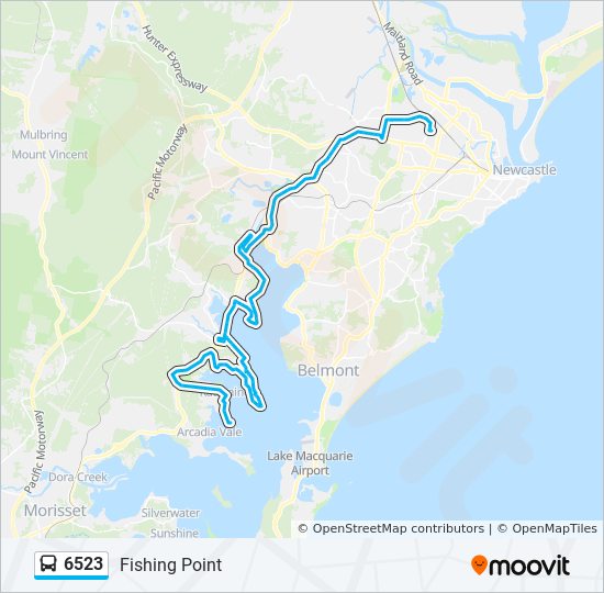 6523  Line Map