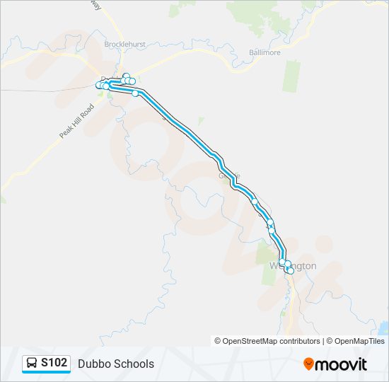 S102 bus Line Map