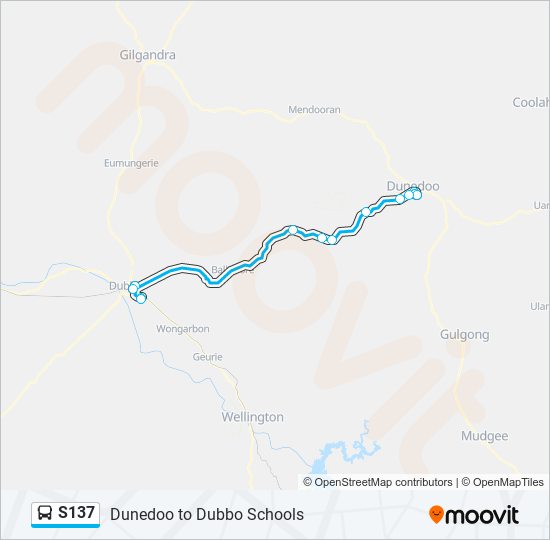 S137 bus Line Map