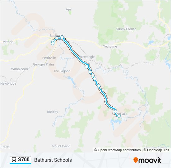 S788 bus Line Map