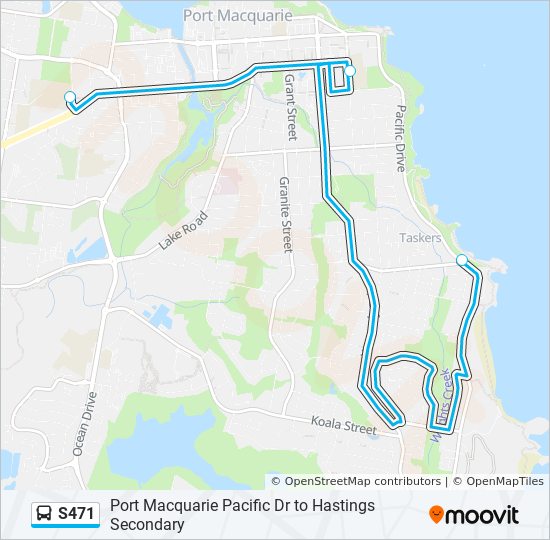 S471 bus Line Map