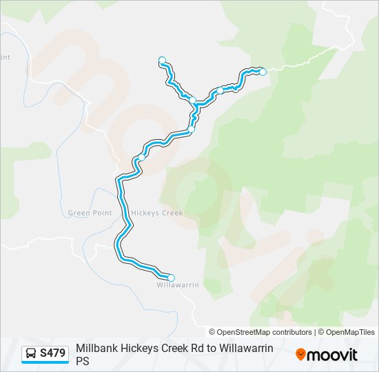 S479 bus Line Map