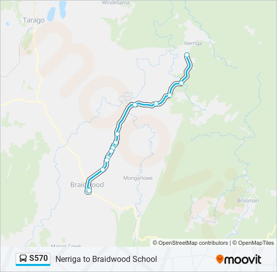 S570 bus Line Map