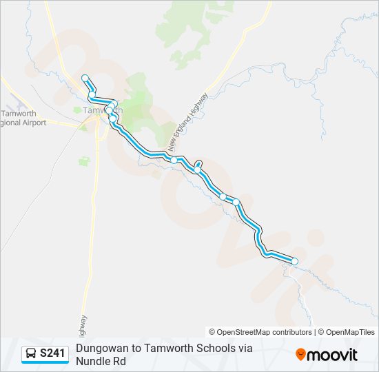 s241 Route: Schedules, Stops & Maps - Dungowan (Updated)