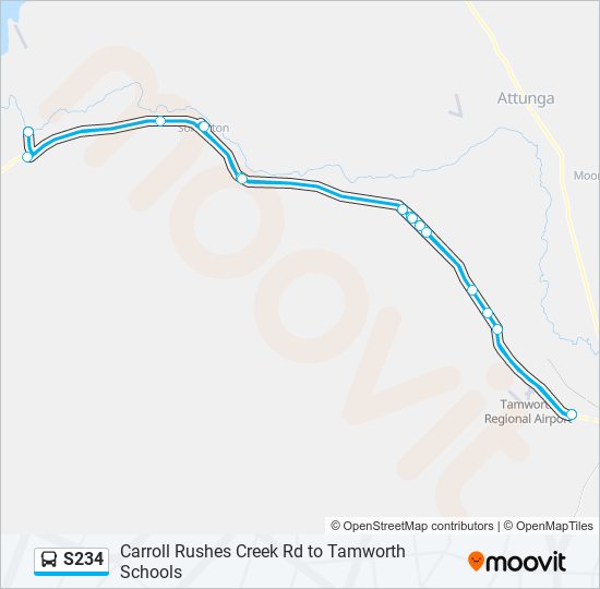 S234 bus Line Map