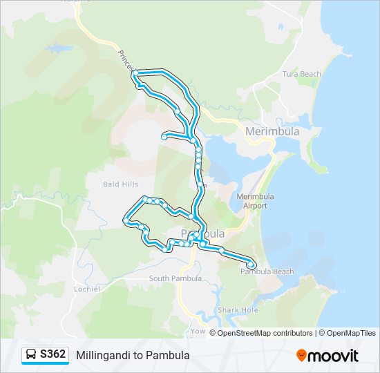 S362 bus Line Map