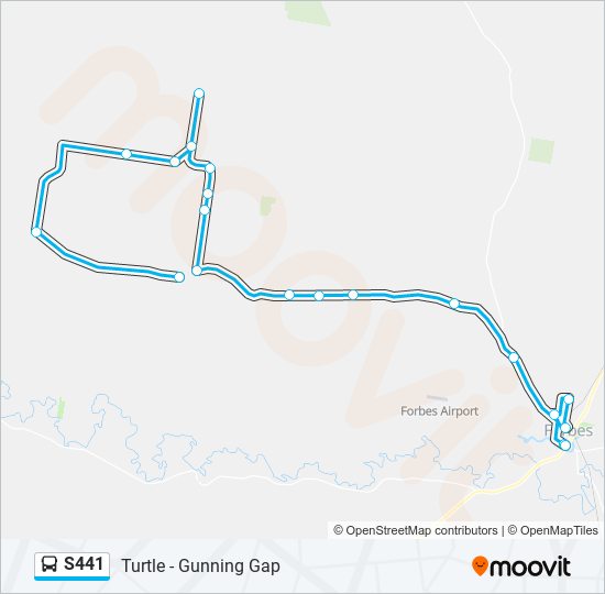 S441 bus Line Map