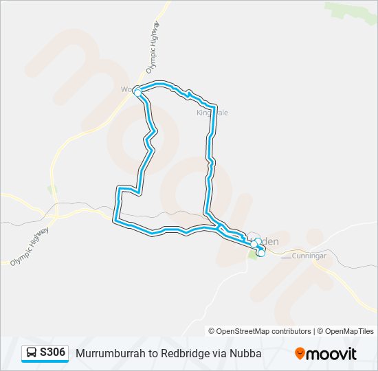 S306 bus Line Map