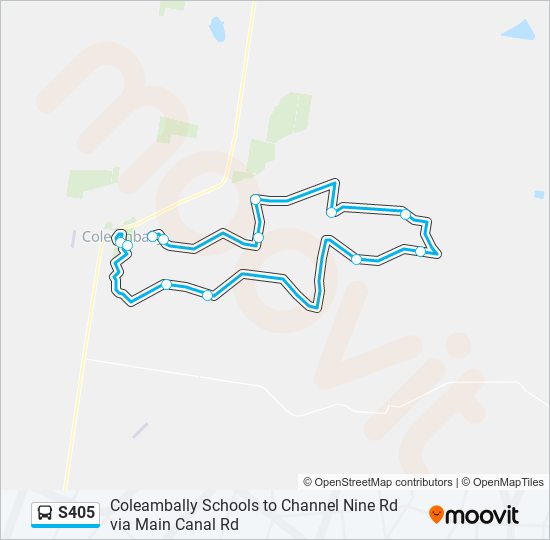 s405 Route Schedules, Stops & Maps Coleambally Schools (Updated)