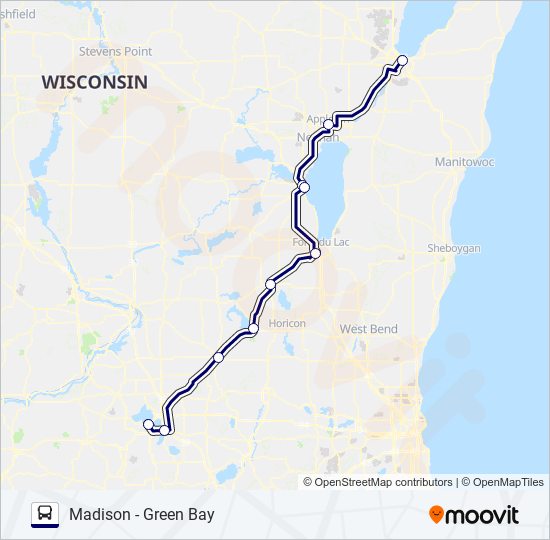 VAN GALDER Bus Line Map