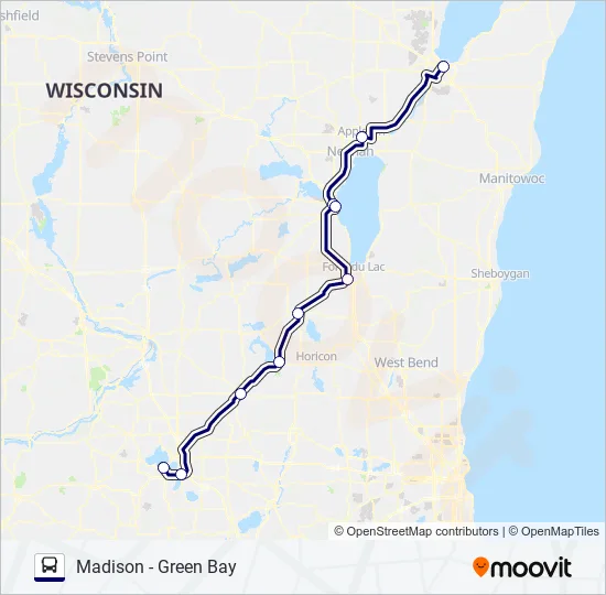 VAN GALDER Bus Line Map