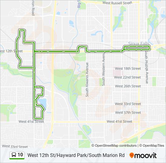 10 Route Schedules, Stops & Maps (Loop) (Updated)