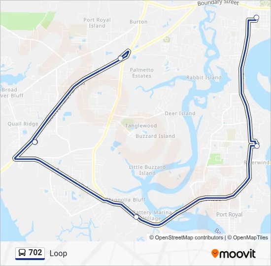 702 Bus 702 Route: Schedules, Stops & Maps - Loop (Updated)