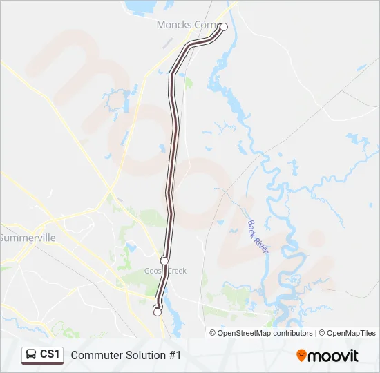CS1 Bus Line Map