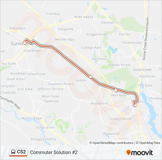 CS2 Bus Line Map