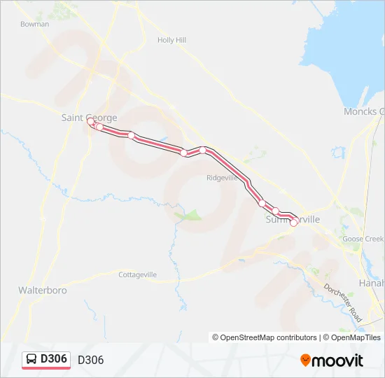 D306 Bus Line Map