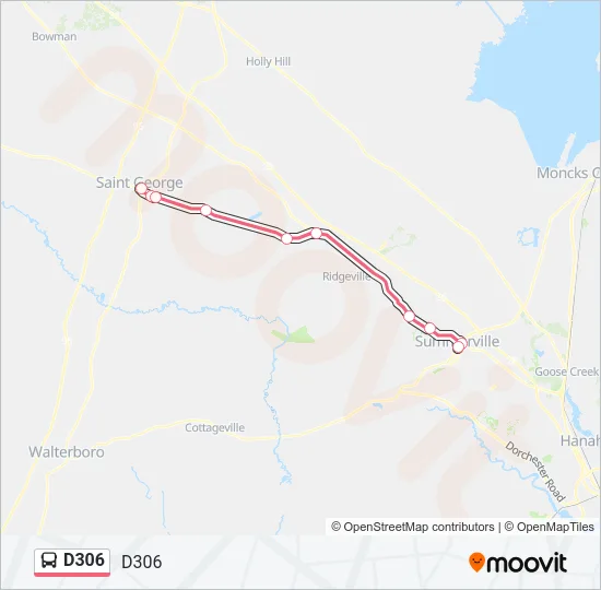 D306 Bus Line Map
