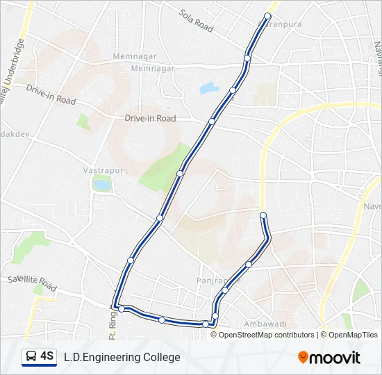 4S Bus Line Map
