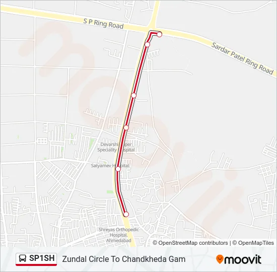 SP1SH Bus Line Map