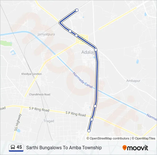 4S Bus Line Map
