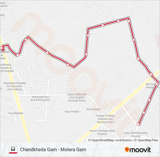 FEEDER-2 Bus Line Map