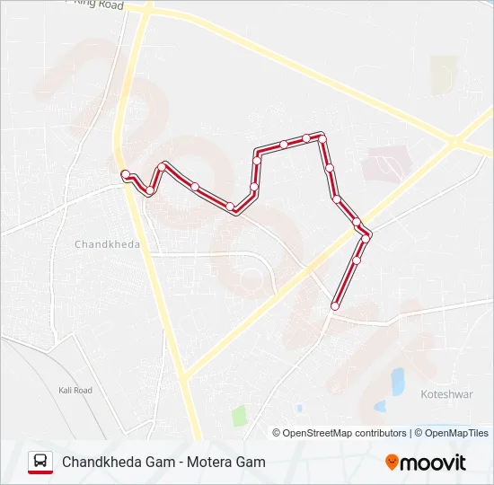 FEEDER-2 Bus Line Map