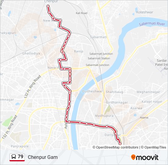 79 Bus Line Map