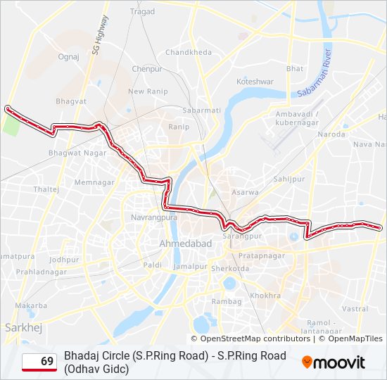 S.P.Ring Road (Odhav Gidc) stop - Routes, Schedules, and Fares